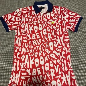 Akoo Men’s Codes Short Sleeve Polo Shirt Racing Red (S)